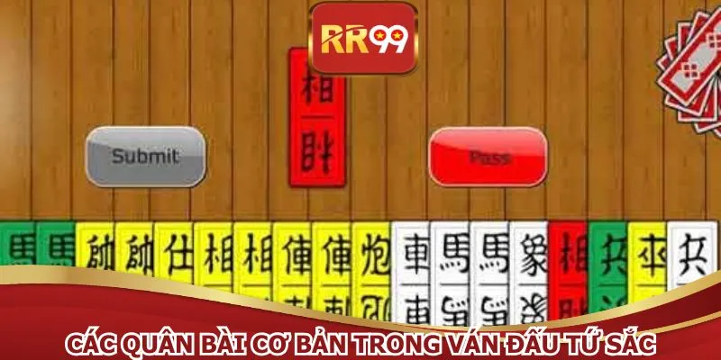 Các quân bài cơ bản trong ván đấu tứ sắc