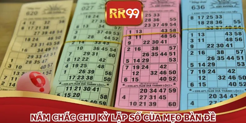 Nắm chắc chu kỳ lặp số của mẹo bàn đề